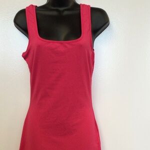Vibrant Pink Sleeveless Dress